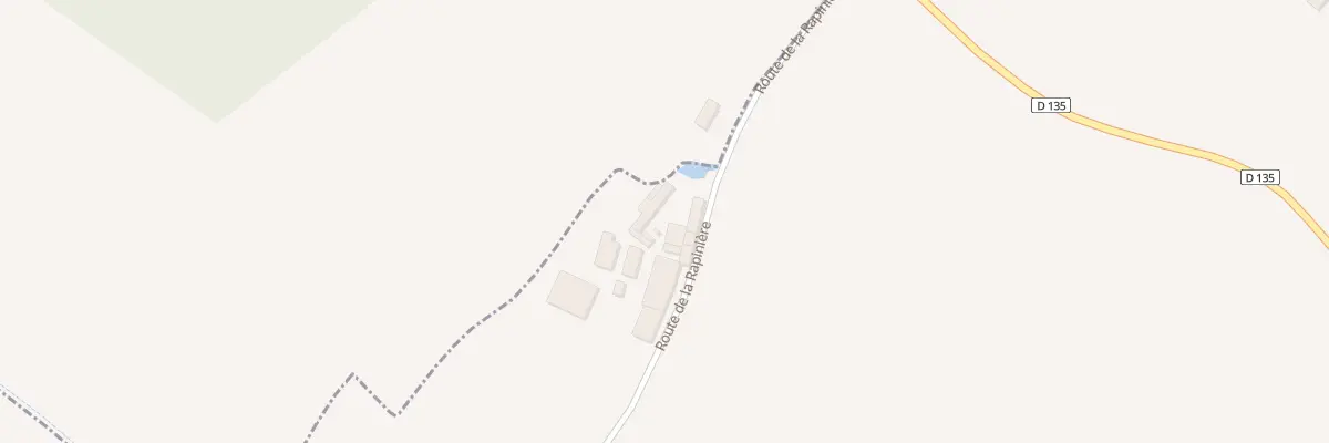 Plan du 156 Rte de la Rapinière à Huillé-Lézigné