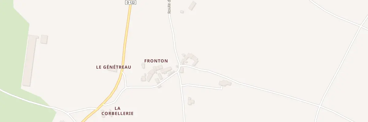 Plan du 5124 Fronton à La Chapelle-Bâton