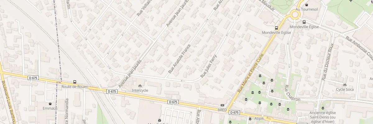 Plan du 71 Rue Anatole France à Mondeville