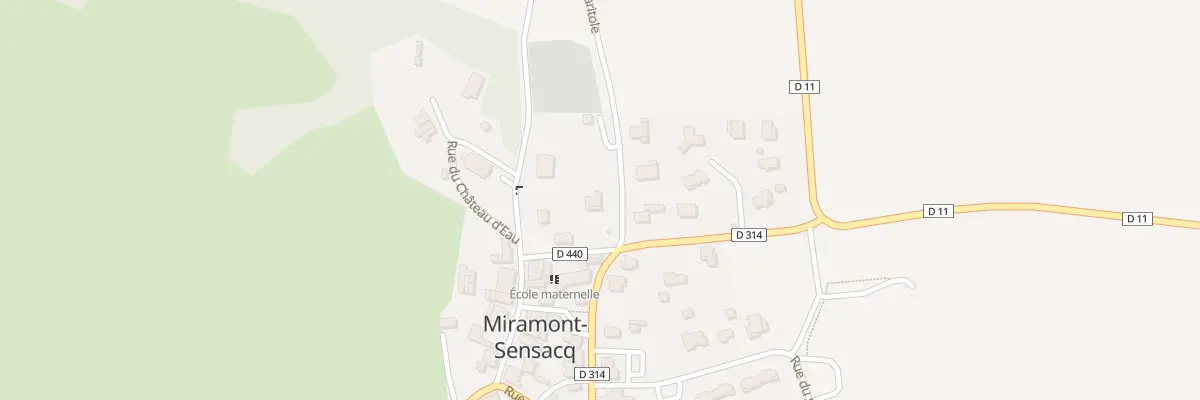 Plan du 172 Rue du Bourg à Miramont-Sensacq