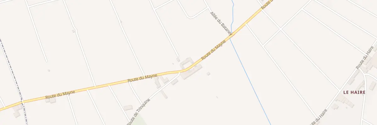 Plan du 518 Rte du Mayne à Preignac