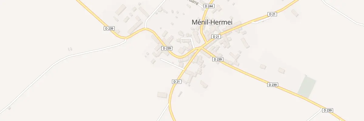 Plan du 1 Rte des Isles Bardel à Ménil-Hermei