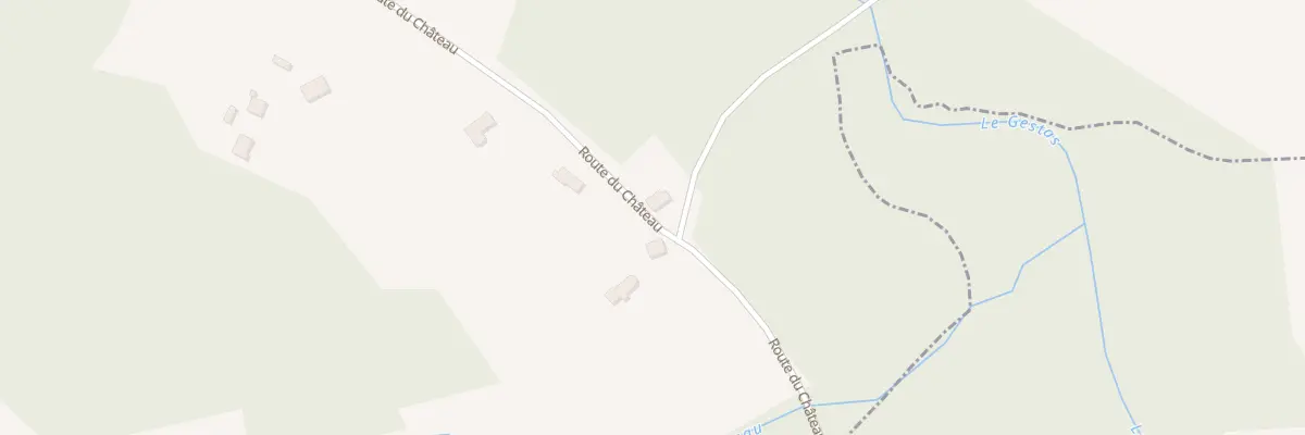 Plan du 28 Rte du Château à Cursan