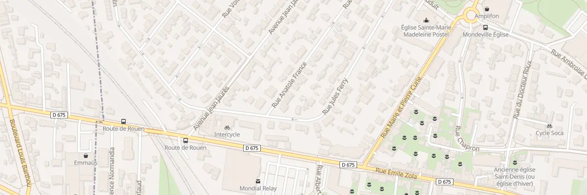 Plan du 81 Rue Anatole France à Mondeville