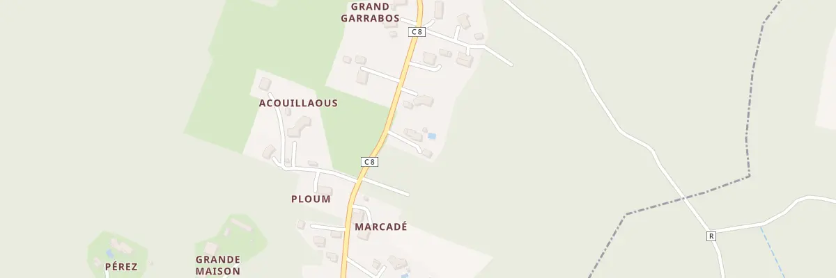 Plan du 525 Rte de Sainte-Foy à Pouydesseaux