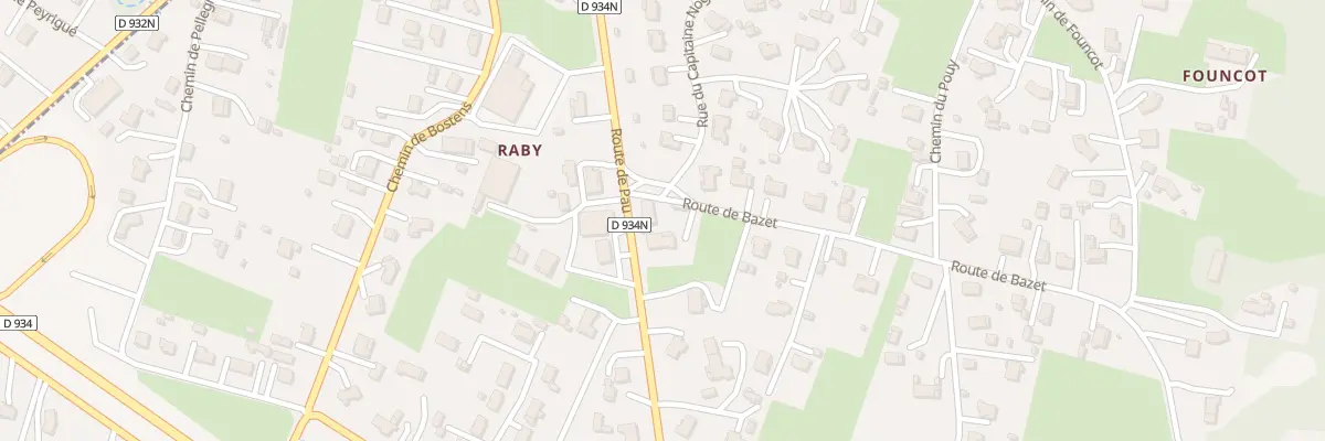 Plan du 825 Rte de Bazet à Sarbazan