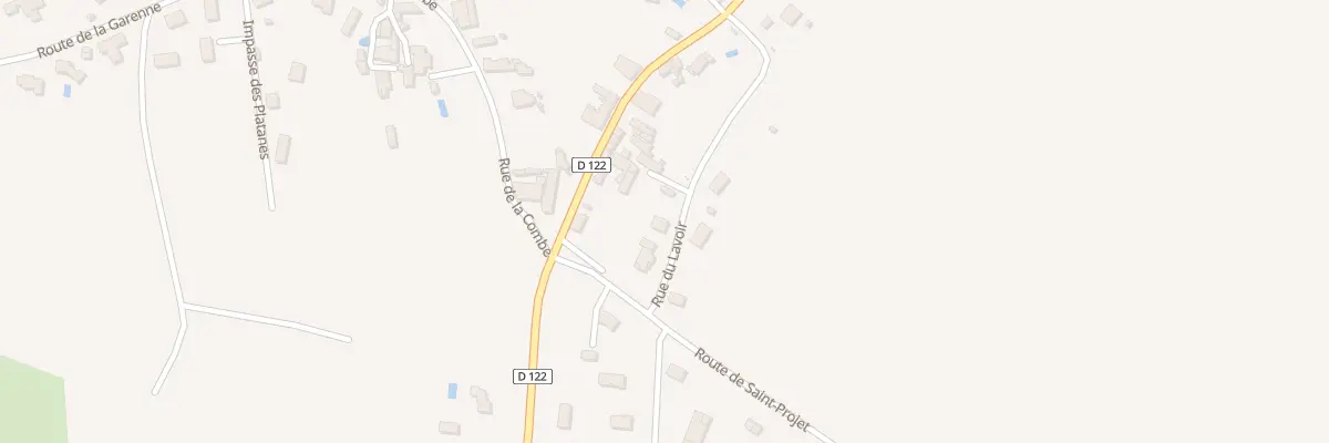 Plan du 3 Rue du Lavoir à La Chapelle-Bâton