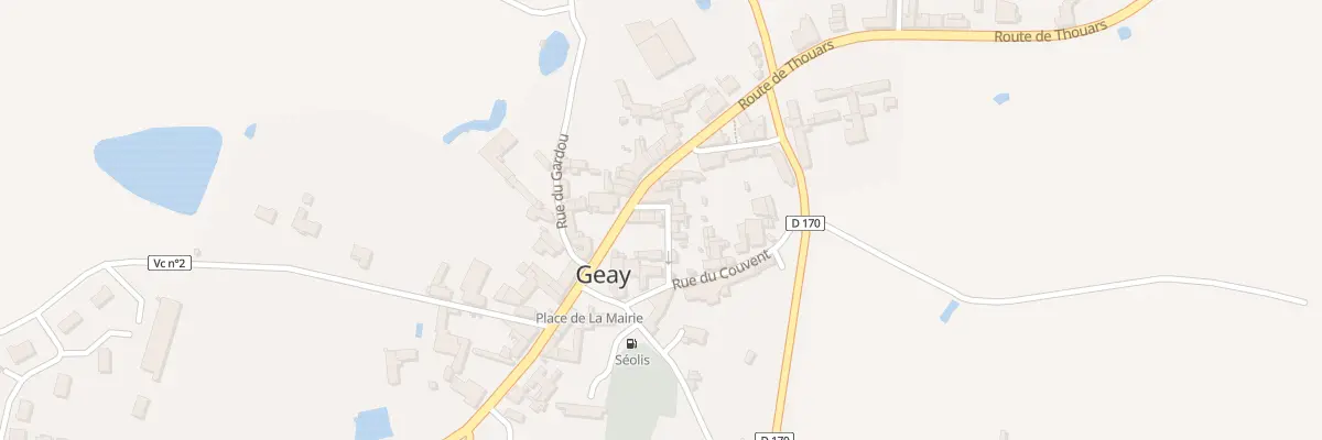 Plan du 4 Rue du Centre à Geay