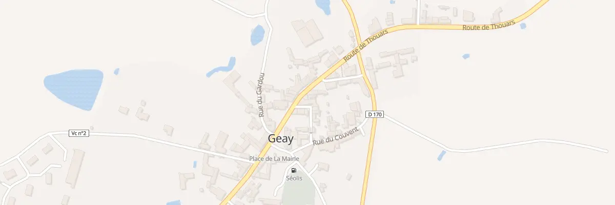 Plan du 1 Rue du Centre à Geay