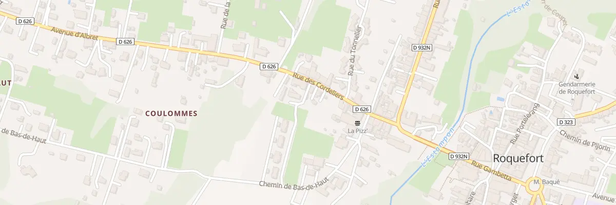 Plan du 139 Rue des Cordeliers à Roquefort