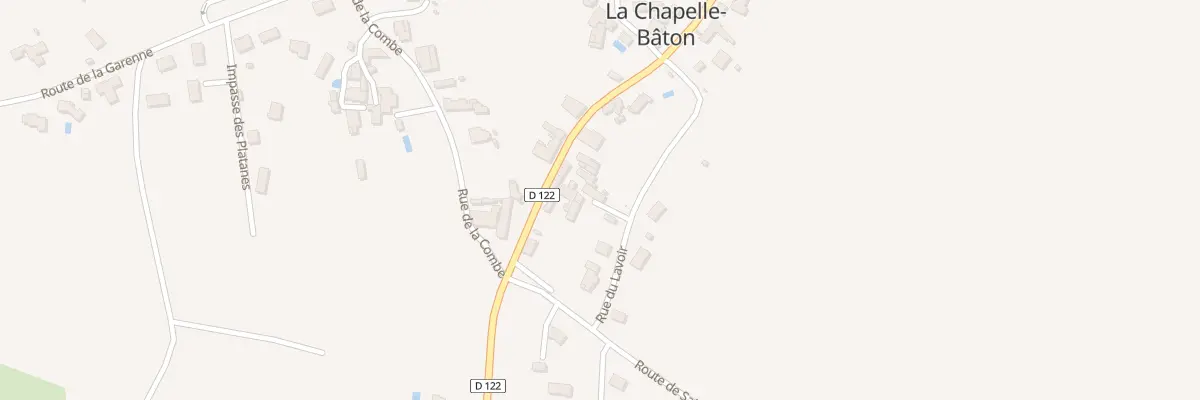 Plan du 5017 Rue du Lavoir à La Chapelle-Bâton