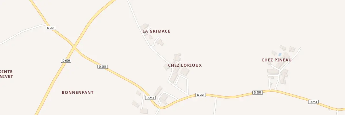 Plan du 5083 Lorioux à Arthenac