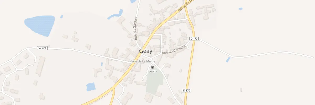 Plan du 5 Rue du Couvent à Geay
