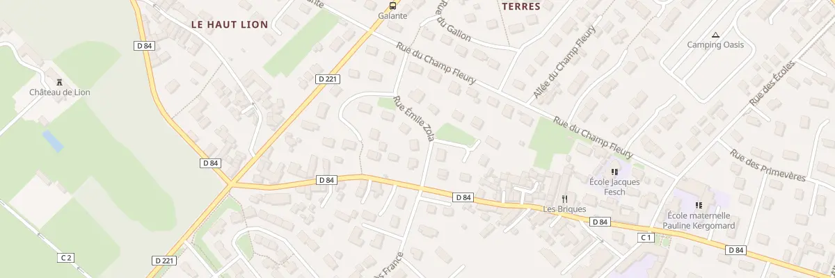 Plan du 3 Rue Émile Zola à Lion-sur-Mer
