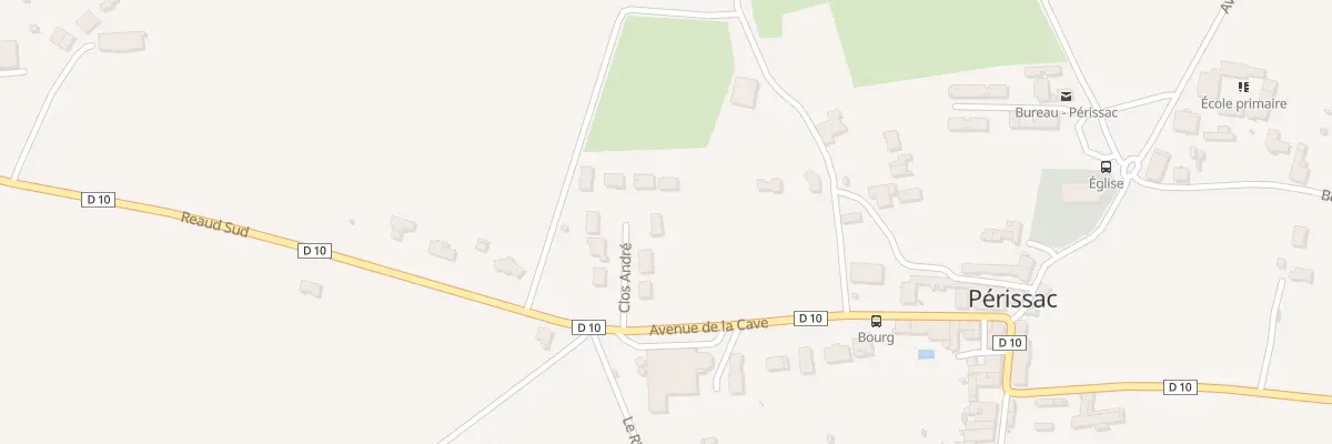 Plan du 3 Buisson à Périssac