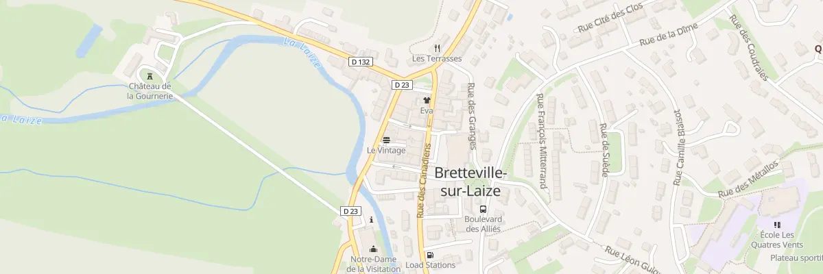Plan du 2 Rue du 10 juin 1944 à Bretteville-sur-Laize