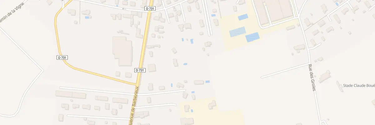 Plan du 73T Av de Barbezieux à Châteaubernard