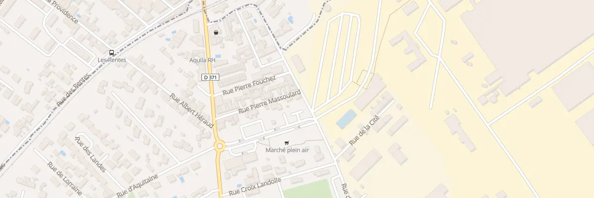 Plan du 33 Rue des Quillettes à Châteaubernard