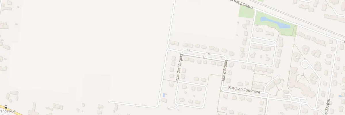 Plan du 2 Rue des Vergers à Loire-Authion