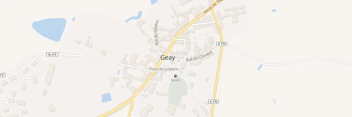 Plan du 3 Rue du Couvent à Geay