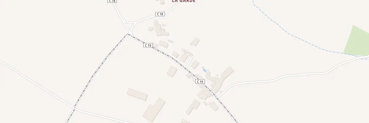 Plan de Chem des Noues La Garde à Secondigné-sur-Belle