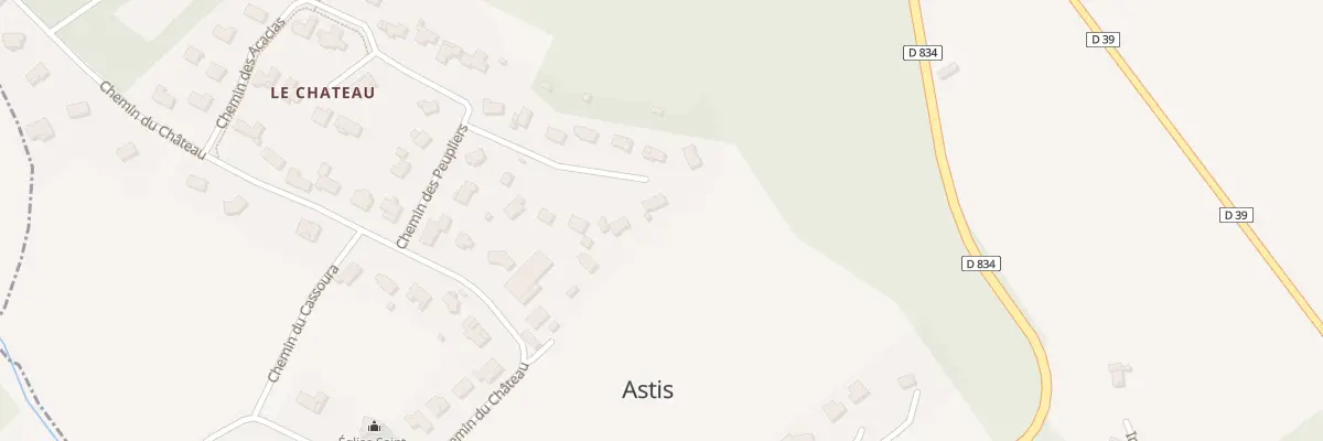 Plan du 6 Le Clos Saint-benoit à Astis