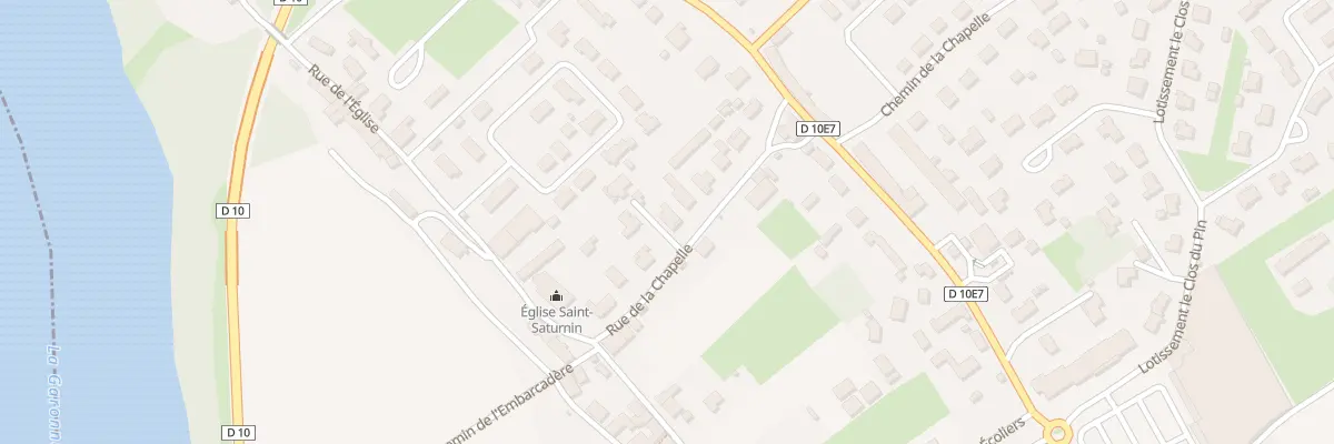 Plan du 14 Rue de la Chapelle à Béguey