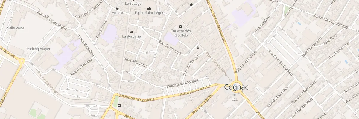 Plan du 26 Rue Houlette à Cognac
