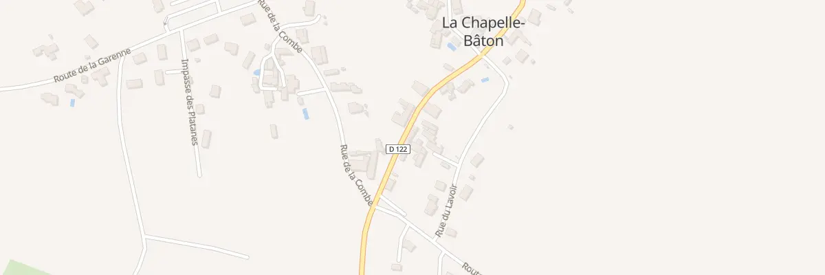 Plan du 5013 Rte des Bois d’Arpentérault à La Chapelle-Bâton