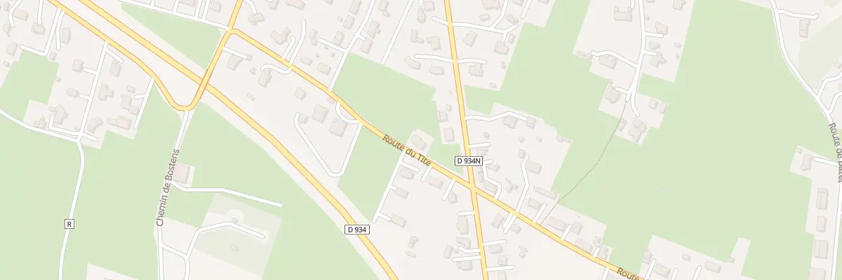 Plan du 76 Rte du Tite à Sarbazan