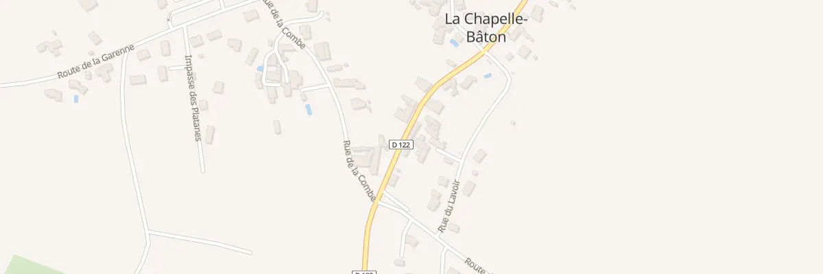 Plan du 5012 Rte des Bois d’Arpentérault à La Chapelle-Bâton