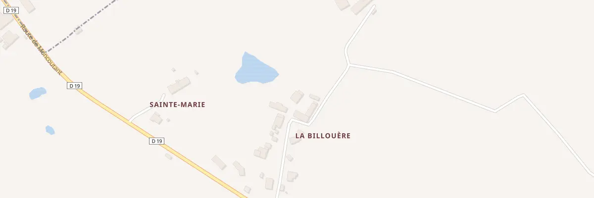 Plan du 11 La Billouère à Adilly