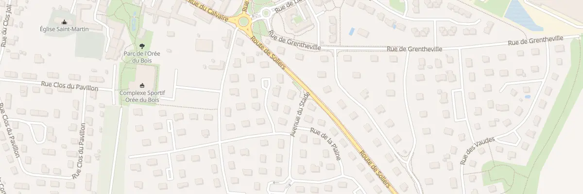 Plan du 2 Av du Stade à Cormelles-le-Royal