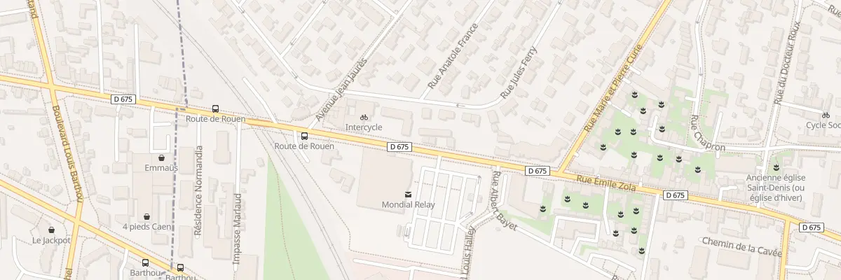 Plan du 15 Rue Émile Zola à Mondeville