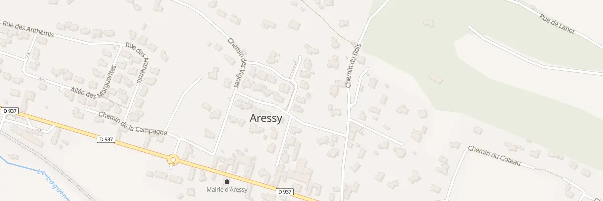 Plan du 4 Rue des Campanules à Aressy