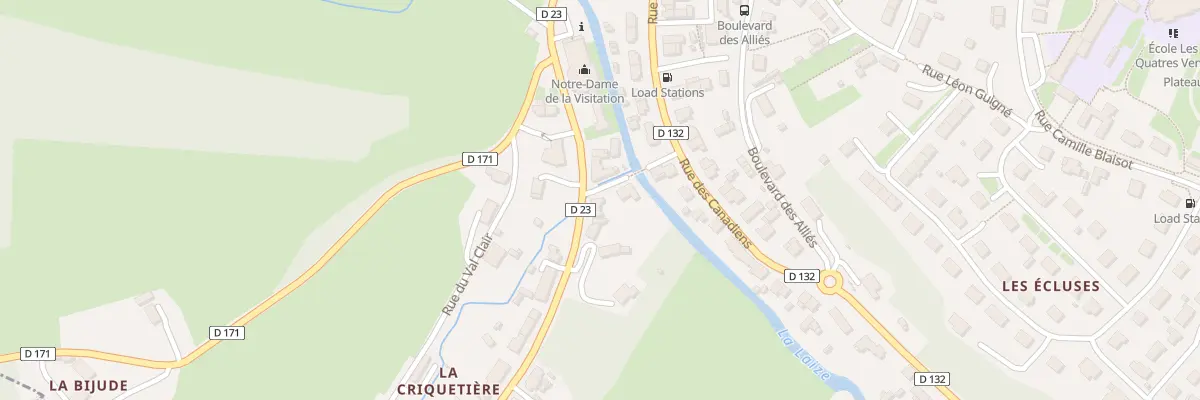 Plan du 9 Rue de la Criquetière à Bretteville-sur-Laize