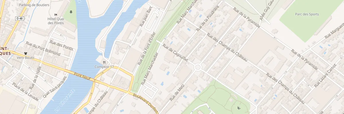 Plan du 2 Rue de Cagouillet à Cognac