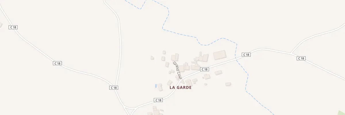 Plan du 3 Grand Cour La Garde à Secondigné-sur-Belle