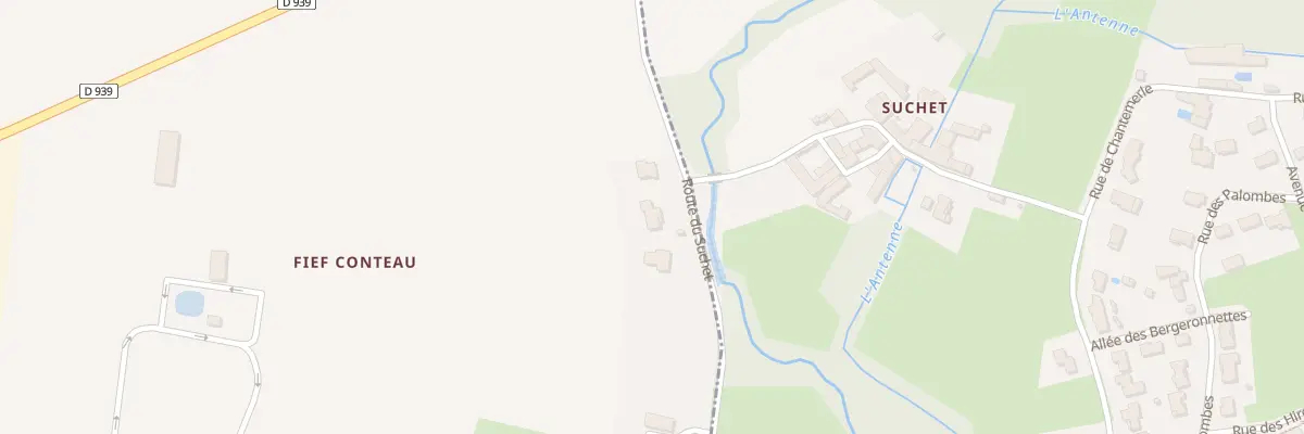 Plan du 43 Rte de Suchet à Blanzac-lès-Matha