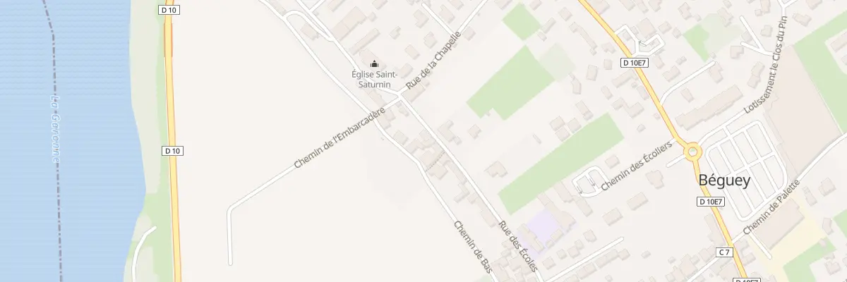 Plan du 45 Rue des Ecoles à Béguey