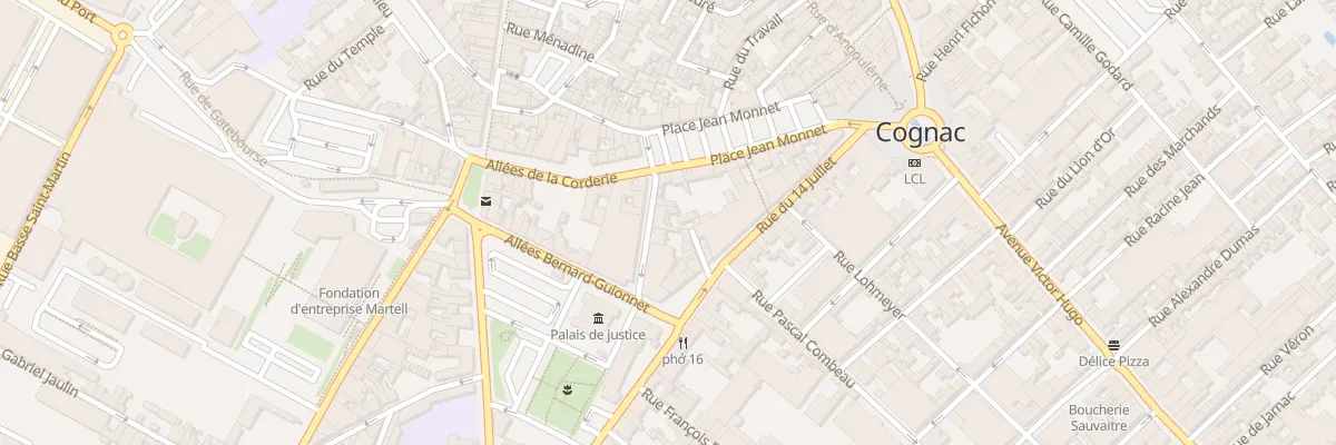Plan du 5 Rue Edith Cavell à Cognac