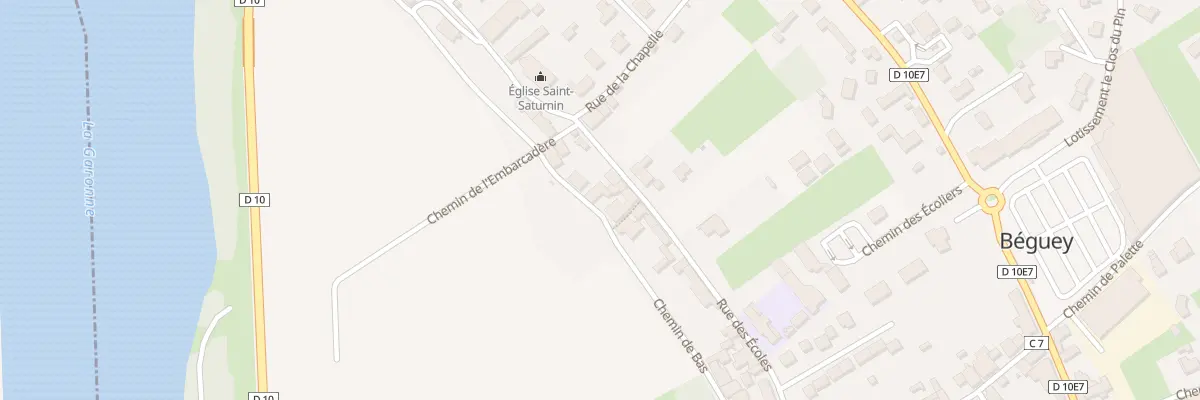 Plan du 20 Che de Bas à Béguey