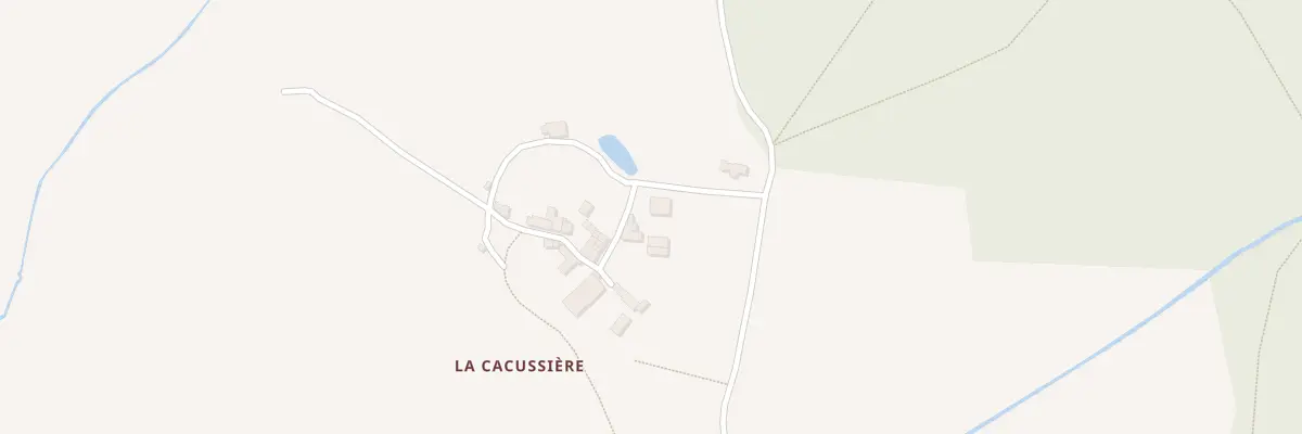 Plan du 5059 La Cacussiere à La Chapelle-Bâton