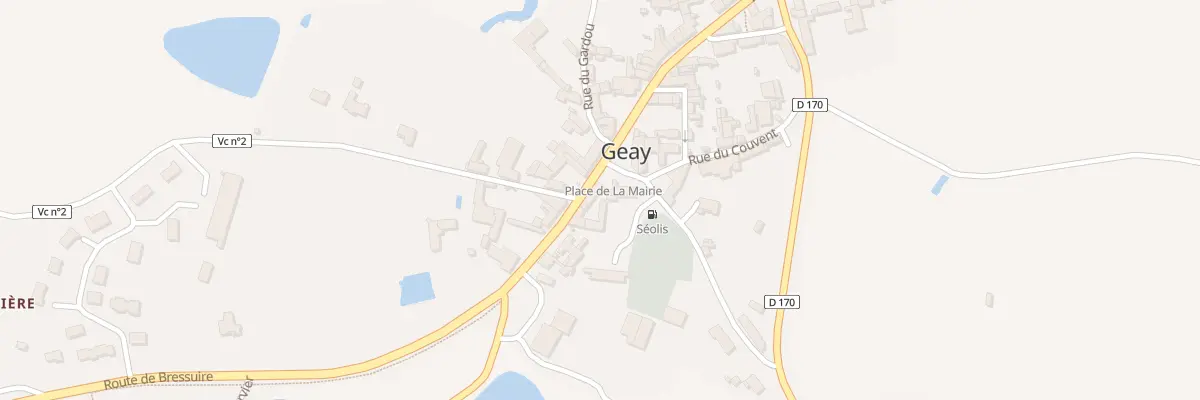 Plan du 3 Pl de la Mairie à Geay