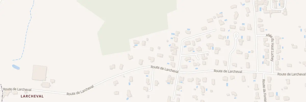 Plan du 26 Rte de Larcheval à Baron