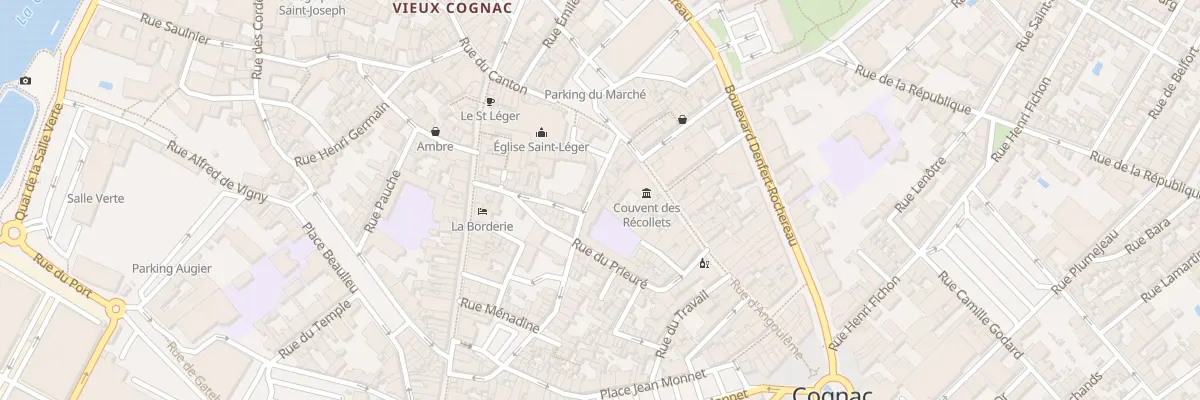Plan du 9 Rue Chalais à Cognac