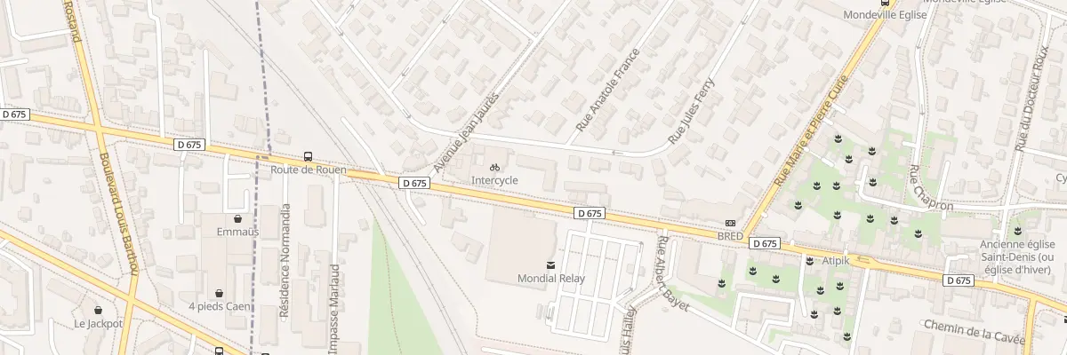 Plan du 11 Rue Émile Zola à Mondeville