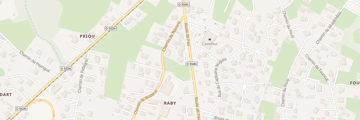 Plan du 300 Rte de Pau à Sarbazan