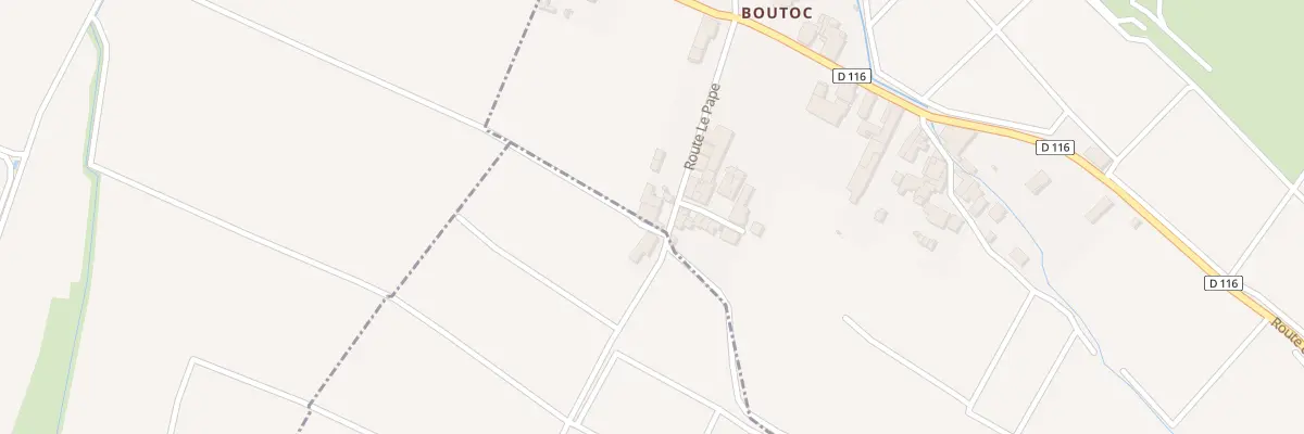 Plan du 741 Le Pape à Preignac
