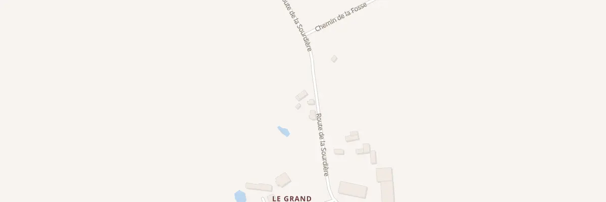 Plan du 1345 Rte de la Sourdière à Trans